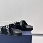 Aqua Sandals Black Suede Calfskin – Cd510