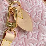 Speedy Bandouliere 20 Bag Rose Ruban Monogram Embleme Jacquard M2A039