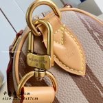 Speedy P9 Bandouliere 20 Bag Camel Washed Stripes Calfskin Leather M27980