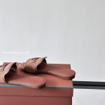 Summer Charms Cotton Sandals In Brown