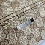 Tag Small Crossbody Bag Sand And Brown GG Canvas