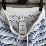 Tuck Stitch Shorts In Blue