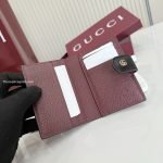 Bi-Colour GG Marmont Card Case Black Leather