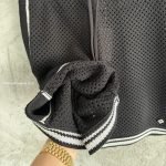 Black Mesh Shorts
