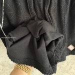 Black Towelling Shorts