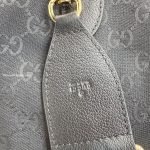 Brera Large Crossbody Bag Grey And Black GG Canvas