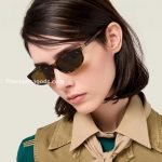 Acetate Oval Sunglasses In Black Mua06S-F – Sg203