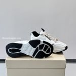 Demivee Mesh And Suede Sneakers In White – Vl224