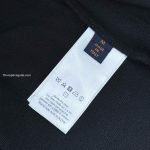 Flock Print Gradient Long-Sleeved Crewneck In Black 1Ak7Mj – Sk800