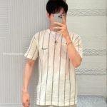 Homme Off-White Striped Jersey T-Shirt
