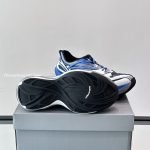 Jet Sneakers In White And Blue – Bb331