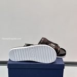 Alpha Sandals Brown Oblique Jacquard – Cds41