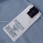 Knitted Patchwork Denim Short-Sleeved Crewneck 1Ak6Xw