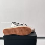 Logo Embroidered Espadrilles Sandals In Beige