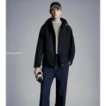 Logo Hooded Jacket In Blue