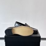 Ma Chain Leather Loafers In Brown – Ri99