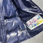 Moncler Enfant Yule Hooded Down Jacket In Blue
