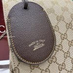 Paparazzo Large Top Handle Bag Sand And Brown GG Canvas
