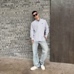 Paris Oxford Shirt In Grey – Sh458