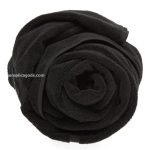 Pentagram Beach Towel In Black Cotton