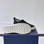 Saltwind Slip-On Sneakers Black Oblique Jacquard – Cd506