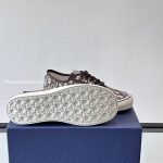 Saltwind Sneakers Brown Oblique Embroidered Cotton – Cd505