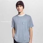 Silk-Cotton Short-Sleeved Crewneck 1Aijyn