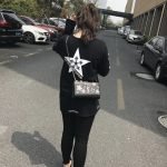 Stars Logo Printed Sweater In Black – Sk780