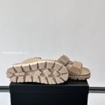 Suede Band Sandals In Desert Beige – Pds47