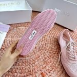 Sunny F Rose Leather Mix Lace Low Top Trainers