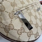 Tag Small Crossbody Bag Sand And Brown GG Canvas
