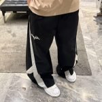 Technical Trousers In Black And White