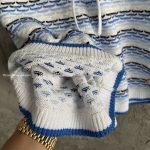 Tuck Stitch Shorts In Blue