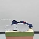 Blue Nubuck Boat Loafers