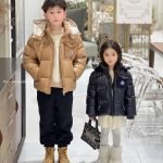Moncler Enfant Yule Hooded Down Jacket In Black