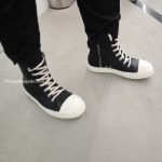 Rick Owens Geobasket High-Top Sneakers In Black Leather – Ro43