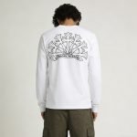 Classic Oval Printed Sweater In White – Sk777