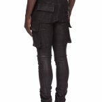 Drkshdw Cargo Denim Pants In Black – Tp857