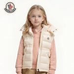 Moncler Ania Hooded Down Gilet In White