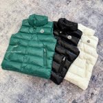 Moncler Enfant Tib Down Vest In Green