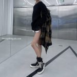 Rick Owens Geobasket High-Top Sneakers In White And Black – Ro41