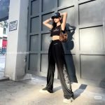 Warm Up Mesh Pants In Black