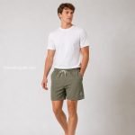 Logo Embroidererd Swim Shorts In Grey