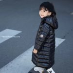Moncler Enfant Moka Down Coat In Black