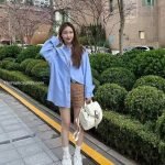 Logo Cotton Shirt In Blue – Sh457