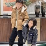 Moncler Enfant Yule Hooded Down Jacket In Black
