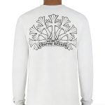 Classic Oval Printed Sweater In White – Sk777