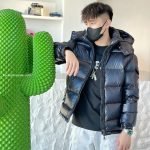 Fustet Hooded Down Jacket In Black – Jk713
