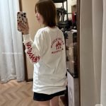 King Taco Long Sleeve T-Shirt In White – Sk790