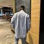 Logo Cotton Shirt In Blue – Sh457